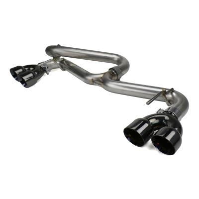 Axle Back Exhaust Black Tips STI 2008-2014 / WRX 2011-2014 Hatchback FactionFab