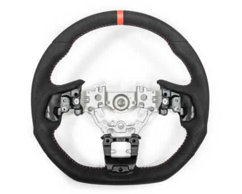 Steering Wheel 2022-Present Subaru WRX Black/Red Suede FactionFab