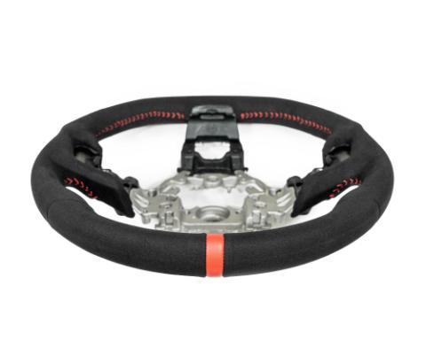 Steering Wheel 2022-Present Subaru WRX Black/Red Suede FactionFab