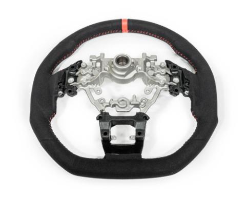 Steering Wheel 2022-Present Subaru WRX Black/Red Suede FactionFab