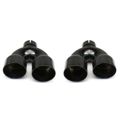 Replacement Axle Back Tip Black Pair FactionFab