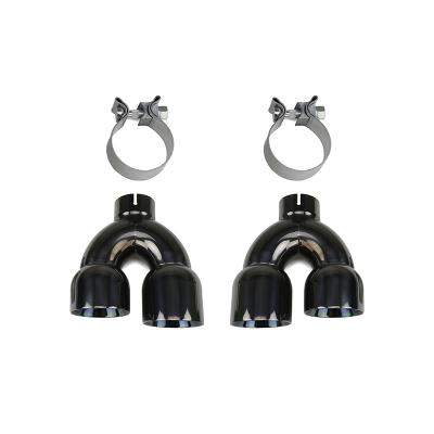 Replacement Axle Back Tip Black Pair FactionFab