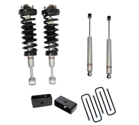 Front 3 Inch Lift Struts w/ Rear 2 Inch Blocks and Shocks (RWD Only) 2004-2008 Ford F-150 Freedom Off-Road