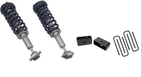 Front 3 Inch Lift Struts w/ Rear 2 Inch Blocks (RWD Only) 2021-Present Ford F-150 Freedom Off-Road