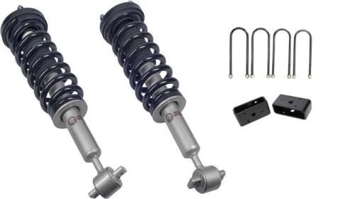 Front 3.5 Inch Lift Struts w/ Rear 3 Inch Blocks 2021-Present Ford F-150 Freedom Off-Road
