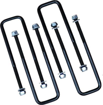 4 pcs Square U Bolts for 3 Inch Wide Leaf Springs 12 Inch Long 11-20 Silverao/Sierra 2500/3500 Freedom Off-Road