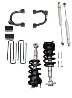 3 Inch Lift Kit Front Struts w/ Rear Blocks, Shocks, and Control Arms 07-16 Chevrolet Silverado 1500/07-16 GMC Sierra 1500 Freedom Off-Road