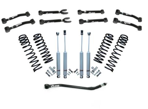 2.5 Inch Lift Kit w/ Shocks, Adjustable Control Arms, and Adjustable Front Track Bar 1997-2006 Jeep Wrangler TJ/1997-2006 Jeep LJ Freedom Off-Road