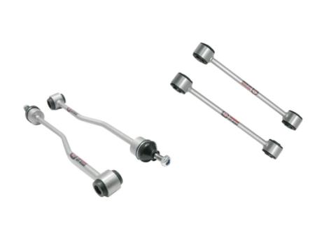 Front and Rear Extended Zinc-Nickel Sway Bar End Links for 2-4 Inch Lift 97-06 Jeep Wrangler Freedom Off-Road