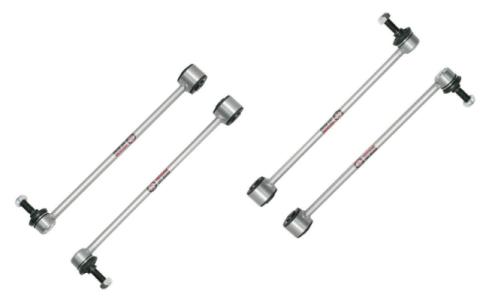 Front and Rear Extended Zinc-Nickel Sway Bar End Links for 3.5-6 Inch Lift 07-18 Jeep Wrangler JK Freedom Off-Road