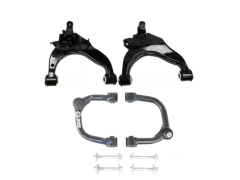Front Upper and Lower Control Arms w/ Cam Bolts for 2-4 Inch Lift 1996-2002 Toyota 4Runner Freedom Off-Road