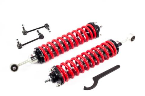 2.5-5 Inch Adjustable Coilovers 3 Inch Rear Blocks w/U Bolts and Shocks 05-23 Tacoma Freedom Off-Road