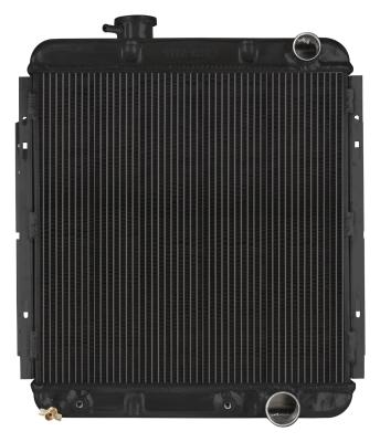 65-66 Ford Mustang 289 Automatic Aluminum Performance Radiator Black Night Rider Series Cold Case Radiators