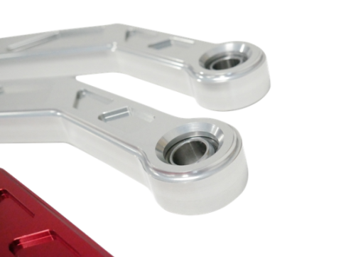 High Clearance Heavy Duty Radius Rod Set (4) - Polished 17-24 Polaris RZR Freedom Off-Road