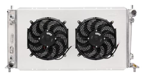 97-03 Ford Truck F150 Aluminum Performance Radiator and Dual 12 Inch Fan Kit Cold Case Radiators