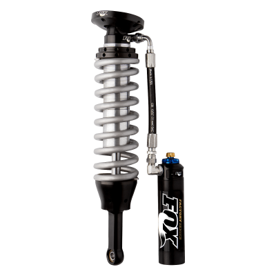 05-Up Toyota Tacoma 4WD & 2wd Prerunner w/ UCA Front Coilover Factory Race 2.5 Remote Reservoir 4.9 Inch 0-3 Inch Lift Dual Speed Compression Adjuster Fox Offroad Shocks