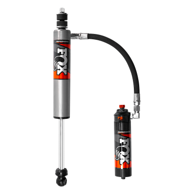 17-Up Ford F-250/F-350 Superduty Front Performance Elite 2.5 Remote Reservoir 0-1.5 Inch Lift Dual Speed Compression Adjuster Fox Offroad Shocks