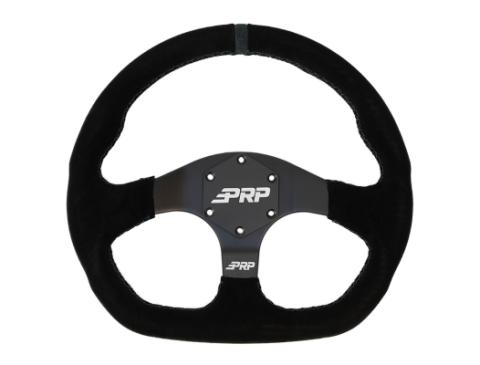 Comp-R Suede Steering Wheel 13 Inch Diameter Black PRP Seats