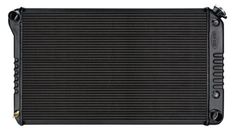 68-77 GM A Body Aluminum Radiator Automatic Black Night Rider Series Cold Case Radiators