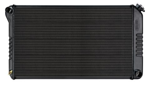 68-77 GM A-Body Manual Aluminum Radiator Black Night Rider Series Cold Case Radiators