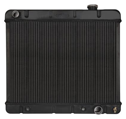 63-66 Chevy/GMC Pickup Truck Automatic Aluminum Radiator Black Night Rider Series Cold Case Radiators
