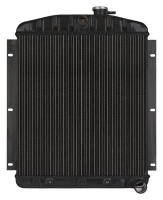 47-54 Chevy Truck Aluminum Radiator Black Night Rider Series Cold Case Radiators