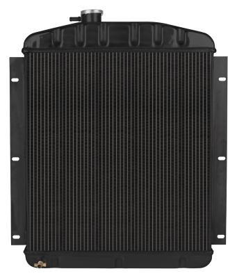 47-54 Chevy Truck Aluminum Radiator Black Night Rider Series Cold Case Radiators