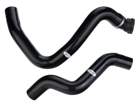 2011-14 Mustang GT and Fox Body Coyote Swap Silicone Radiator Hose Kit Black Cold Case Radiators