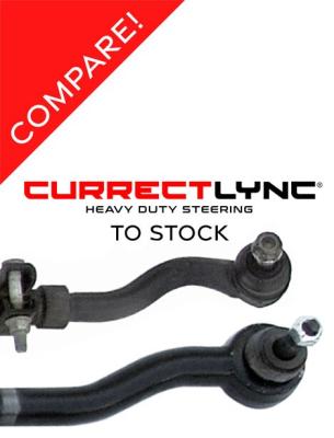 Currectlync Modular Extreme Duty Steering System 07-18 Wrangler JK Bolt-On 1 5/8 Inch Diameter Tie Rod/Drag Link HD Steering Stabilizer Shock Mounting Kit RockJock 4x4