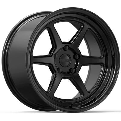 Aluminum Wheels 18x9 Roku K14B Gloss Black 5x114.3 Bolt Pattern 12 Offset Kansei Wheels
