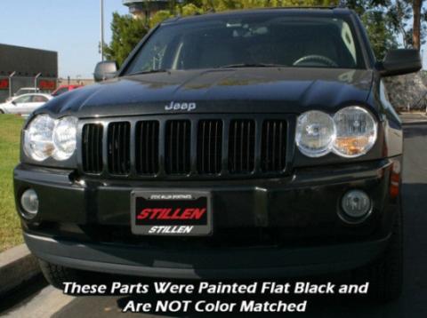 Grand Cherokee Headlight Accents Unpainted For 05-07 Jeep Grand Cherokee Stillen