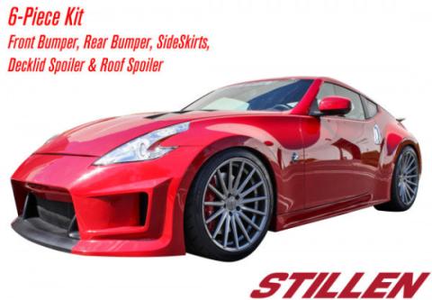 370Z Z34 6-Piece Body Kit Unpainted For 09-20 Nissan 370Z Z34 Stillen