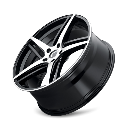 Cast Aluminum Wheels Scrilla 142 GBM 22x9.5 Machined Gloss Black 5 on 115/5 on 120 Bolt Pattern 18 Offset Kraze Wheels