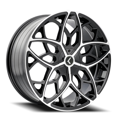 Cast Aluminum Wheels Swagg 144 BM 26x10 Machined Black 5 on 115/5 on 120 Bolt Pattern 18 Offset Kraze Wheels