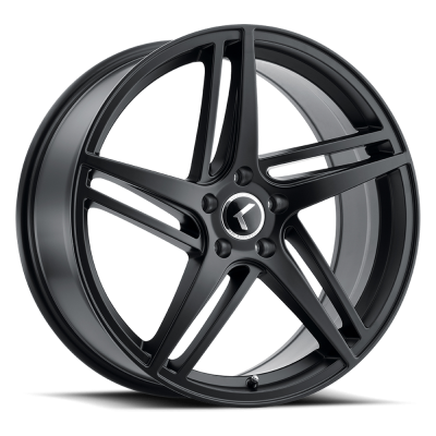 Cast Aluminum Wheels Splitz 146 B-M 24x9.5 Milled Black 5 on 115/5 on 120 Bolt Pattern 18 Offset Kraze Wheels