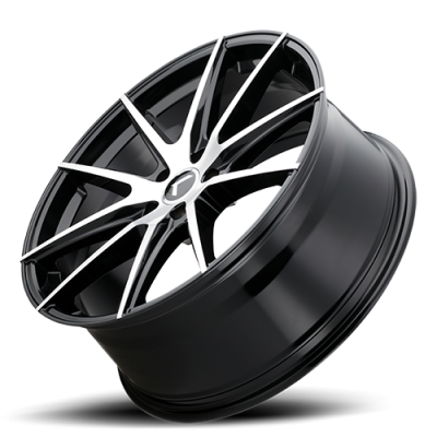 Cast Aluminum Wheels Spinner 181 BM 22x8.5 Milled Black 5 on 112 Bolt Pattern 40 Offset Kraze Wheels
