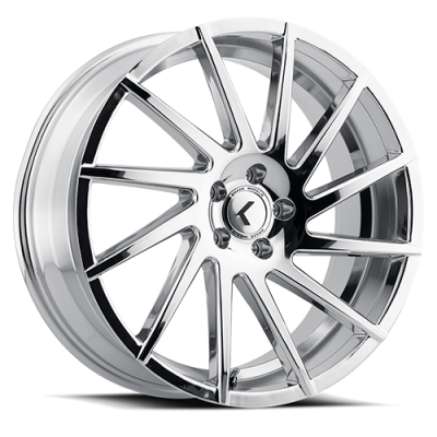 Cast Aluminum Wheels Spinner 181 CH 20x8.5 Chrome 5 on 112 Bolt Pattern 40 Offset Kraze Wheels