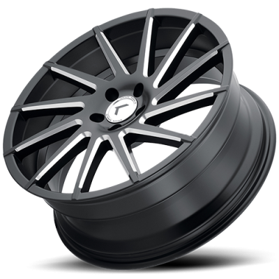 Cast Aluminum Wheels Spinner 181 BM 20x8.5 Milled Black 5 on 112 Bolt Pattern 40 Offset Kraze Wheels