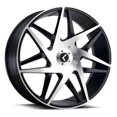 Cast Aluminum Wheels Double Down KR185 GB 22x8.5 Gloss Black 5 on 100/5 on 114.3 Bolt Pattern 38 Offset Kraze Wheels