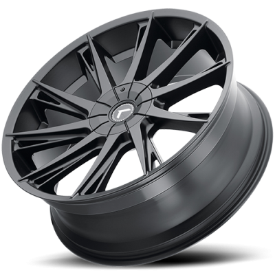 Cast Aluminum Wheels Turismo 193 20x8.5 Machined Black 5 on 108 Bolt Pattern 38 Offset Kraze Wheels