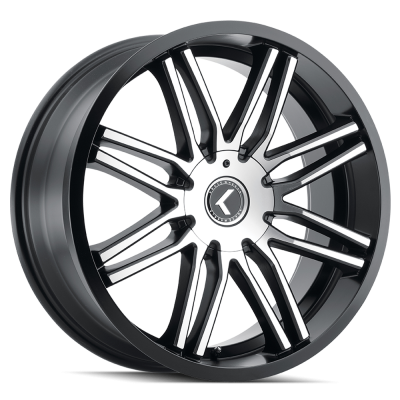 Cast Aluminum Wheels Cosmos 194 BM 17x8 Machined Black 5 on 108 Bolt Pattern 38 Offset Kraze Wheels