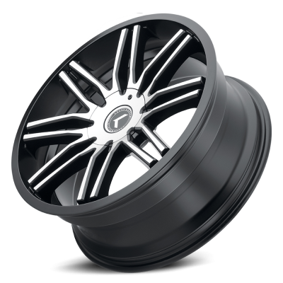 Cast Aluminum Wheels Cosmos 194 BM 17x8 Machined Black 5 on 108 Bolt Pattern 38 Offset Kraze Wheels