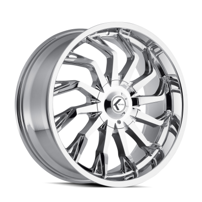 Cast Aluminum Wheels Cosmos 194 BM 18x8 Machined Black 5 on 108 Bolt Pattern 40 Offset Kraze Wheels