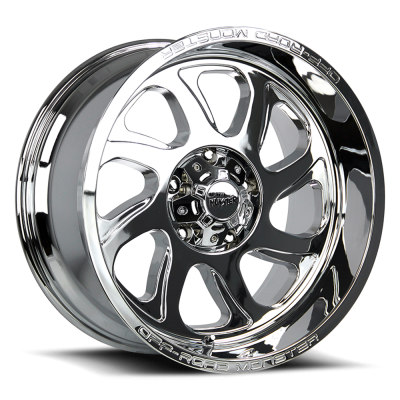 Aluminum Wheels 22x12 M22 C Series Chrome 5 On 127 Bolt Pattern -44 Offset Off Road Monster