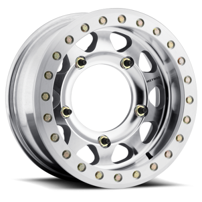Aluminum Wheels 15x5.5 Buggy Beadlock MR101 Bolt Pattern 5 On 205 Offset -20 Lip Size 3.27 Raw Machined Method