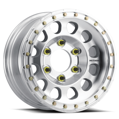 Aluminum Wheels 15x8 Beadlock MR103 Bolt Pattern 5 On 139.7 Offset -24 Lip Size 2.99 Raw Machined Method