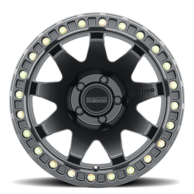 Aluminum Wheels 17x9 MR108 Bolt Pattern 5 On 127 Offset -44 Lip Size 0.63 Matte Black MB Method
