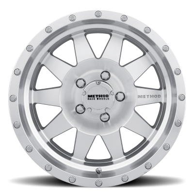 Aluminum Wheels 17x9 The Standard MR301 Bolt Pattern 5 On 127 Offset -12 Lip Size 3.46 Machined SL Clear Coat Method