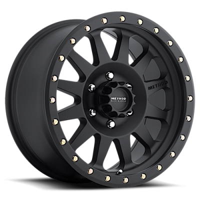 Aluminum Wheels 17x8.5 Double Standard MR304 Bolt Pattern 6 On 135 Offset 0 Lip Size 3.07 Matte Black MB Method