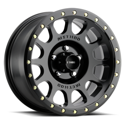 Aluminum Wheels 16x8 NV MR305 Bolt Pattern 5 On 114.3 Offset 0 Lip Size 1.57 Matte Black MB Method
